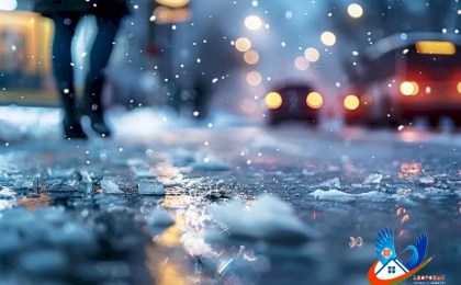 Осторожно, гололед - специалисты Кобринского ЗЦГиЭ призывают пешеходов быть внимательными