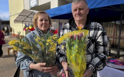 Цветочные ярмарки в Кобрине, посвященные Дню женщин (ФОТОРЕПОРТАЖ)