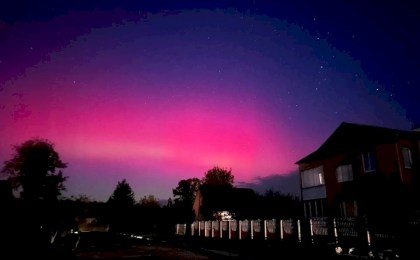 Магия первоапрельской ночи: небо над Беларусью раскрасит полярное сияние