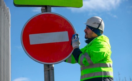 Ограничение движения по ул. Николаева в Кобрине - смотрите график