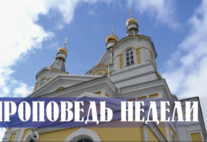 Проповедь недели. Неделя 2-я по Пасхе. Апостола Фомы