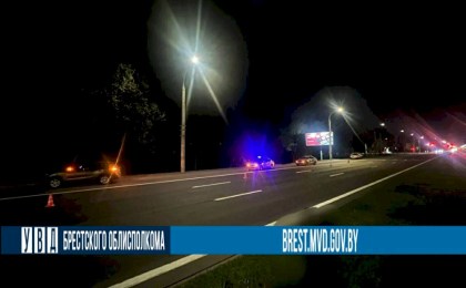 В Бресте «Nissan» совершил наезд на пешехода из Кобринского района: подробности ночного происшествия
