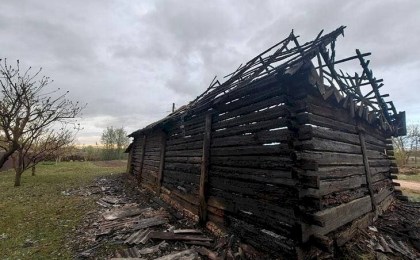 Пожар в Кобринском районе: в деревне Мазури ликвидировано возгорание