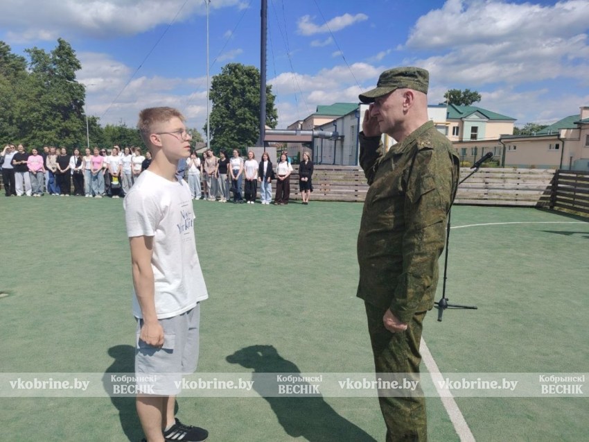 Курс на мужество: на Кобринщине военно-патриотический лагерь «Единство» принял первых школьников