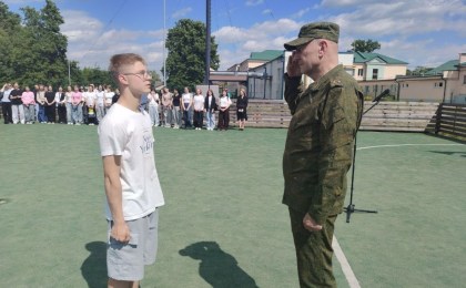 Курс на мужество: на Кобринщине военно-патриотический лагерь «Единство» принял первых школьников