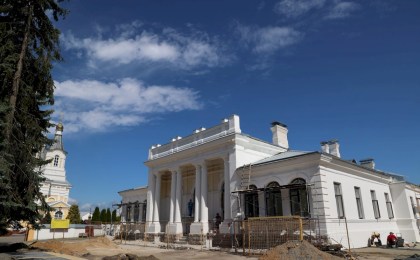Исторический момент: ремонт Кобринского ЗАГСа выходит на финишную прямую