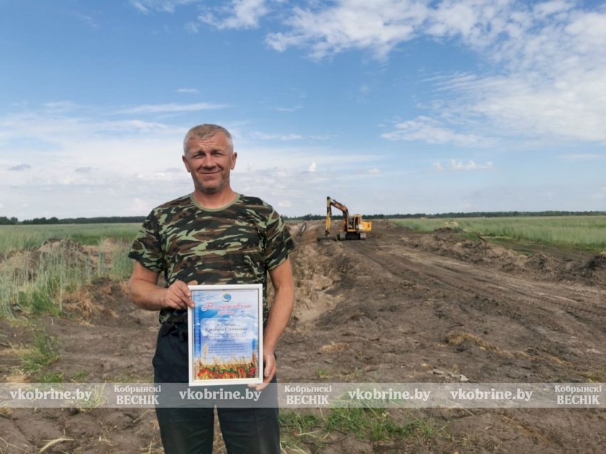 Из болота - в золотую ниву: как мелиоратор Владимир Костючик преображает родной край