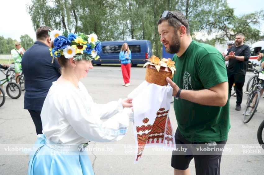 Кобринщина встречает велопробег!