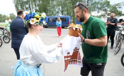 Кобринщина встречает велопробег!
