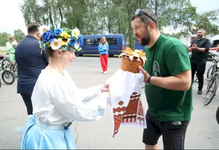 Кобринщина встречает велопробег!