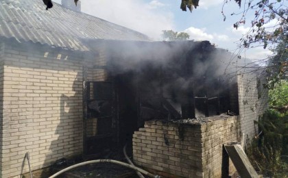 Начало июня в Кобрине не обошлось без пожаров: горел жилой дом