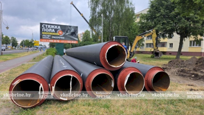 Подготовка к отопительному сезону 2026–2027: в Кобрине модернизируют тепловые сети