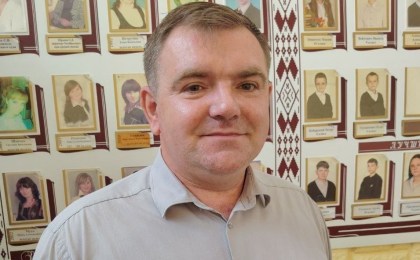 Директор Октябрьской СШ Сергей Дорош: «О том, что стану учителем, знал с детства»