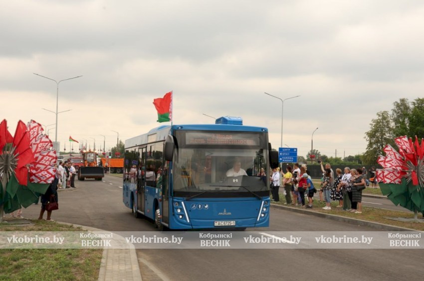 Республиканская – для удобства кобринчан: в День Независимости в городе торжественно открыли новую улицу