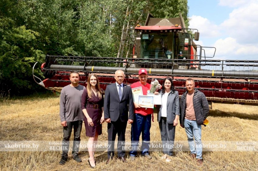 Жатва-2026: Кобринский район чествует первого тысячника!
