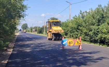Маршрут на «Дажынкі»: в Остромичах развернулся масштабный ремонт дорог. ФОТОФАКТ