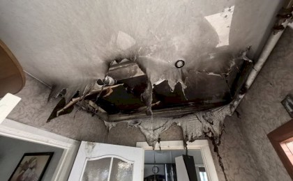 Огонь повредил жилой дом в Кобрине: подробности происшествия
