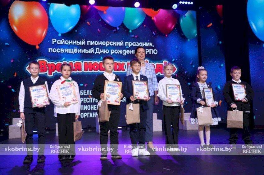 Новые галстуки - новые высоты: пионерская семья Кобринщины стала еще больше!