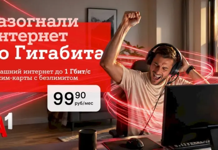 Домашний интернет от А1 становится быстрее: появился новый тариф с гигабитной скоростью